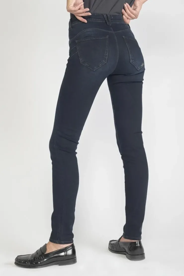 Femme Le Temps des Cerises Coupe Slim-Pulp Slim Taille Haute Jeans Bleu-Noir N°1