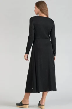 Femme Le Temps des Cerises Robes-Robe Longue Yama Noire