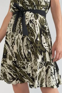 Femme Le Temps des Cerises Robes-Robe Page A Motif Jungle