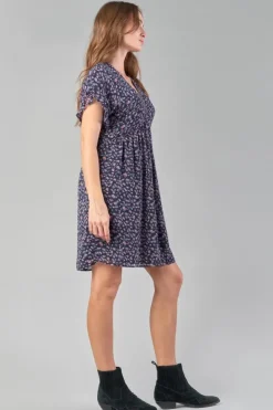 Femme Le Temps des Cerises Robes-Robe Paola A Motif Leopard