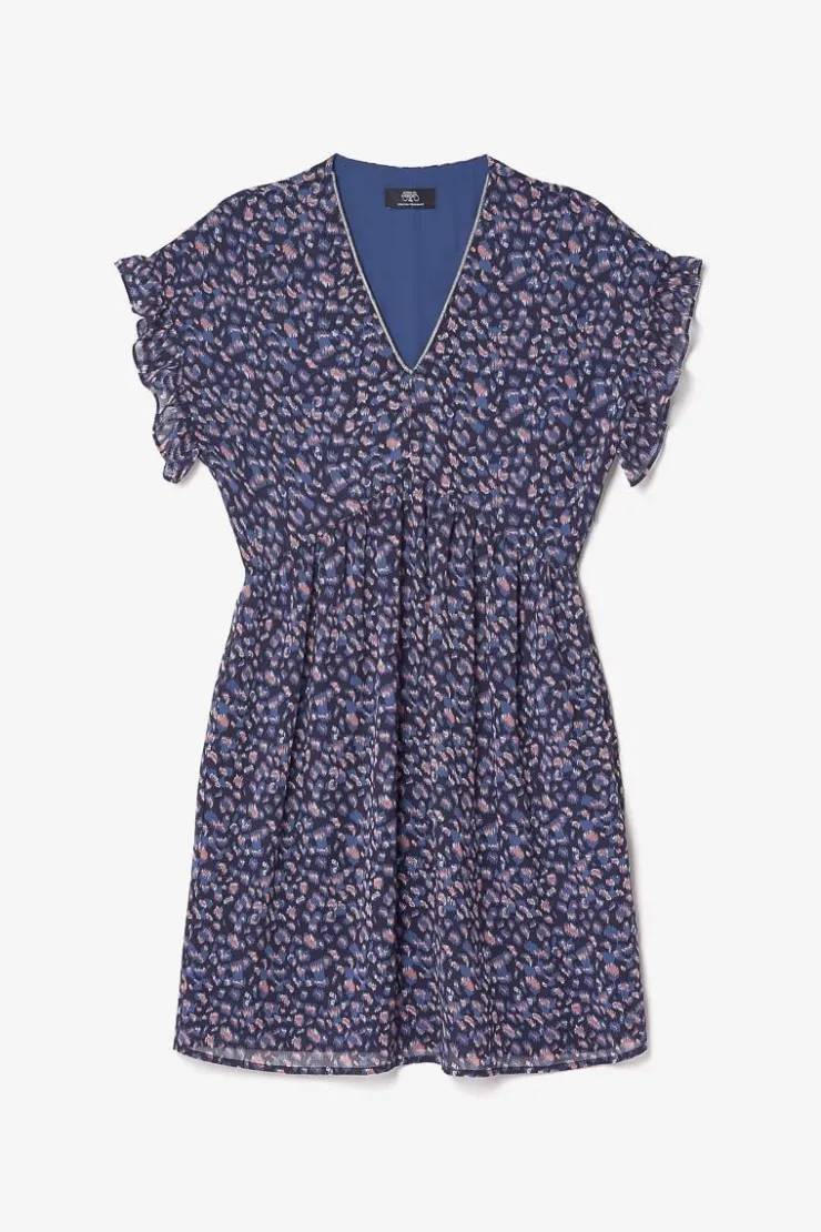 Femme Le Temps des Cerises Robes-Robe Paola A Motif Leopard