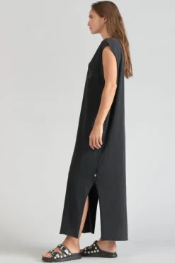 Femme Le Temps des Cerises Robes-Robe T-Shirt Longue Poppy Noire