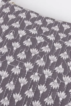 Femme Le Temps des Cerises Sacs & Portefeuilles-Sac A Bandouliere Lauri Gris A Motif Floral