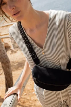 Femme Le Temps des Cerises Sacs & Portefeuilles-Sac Banane Frankie Bleu