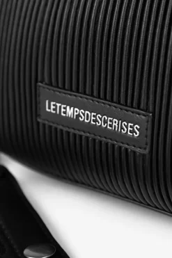 Femme Le Temps des Cerises Sacs & Portefeuilles-Sac Lana Noir Plisse