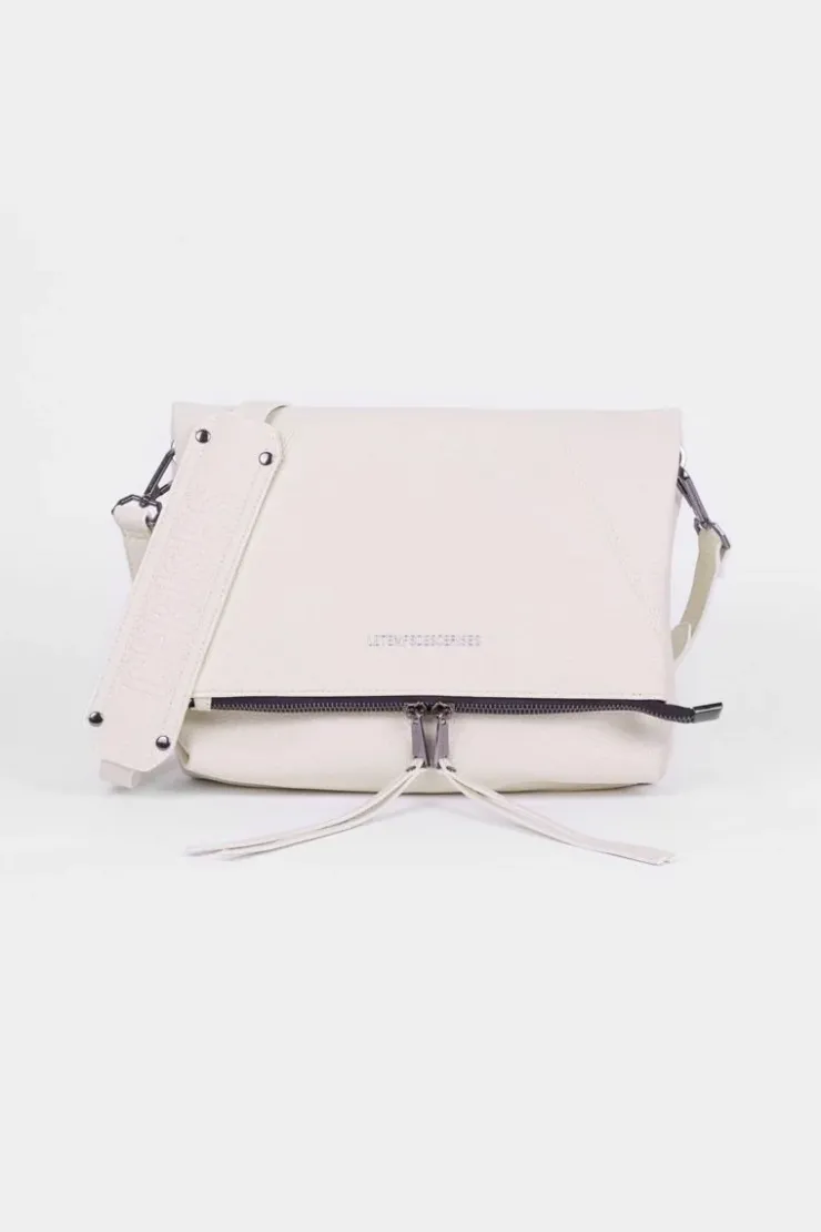 Femme Le Temps des Cerises Sacs & Portefeuilles-Sac Leter Creme