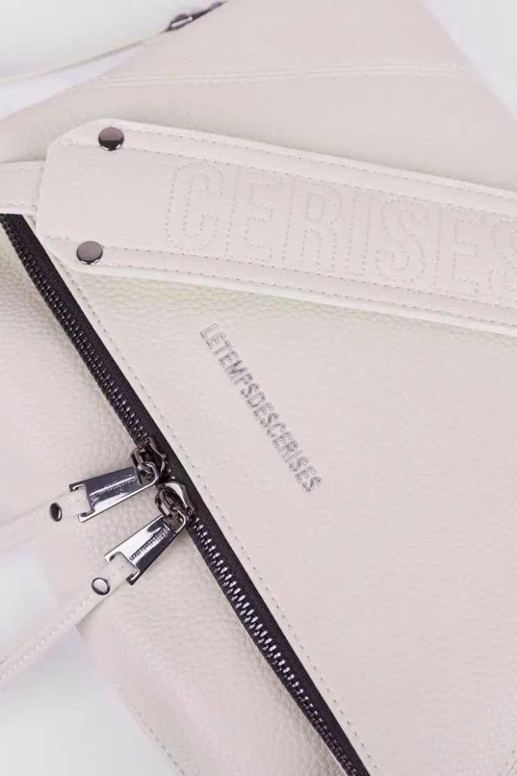 Femme Le Temps des Cerises Sacs & Portefeuilles-Sac Leter Creme
