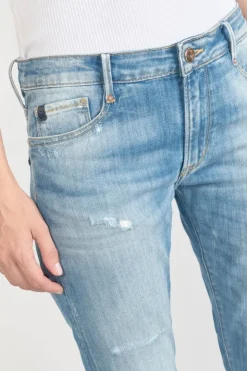 Femme Le Temps des Cerises Coupe Boyfit-Sea 200/43 Boyfit Jeans Destroy Bleu N°4