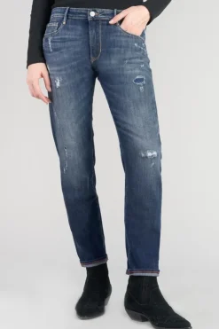 Femme Le Temps des Cerises Coupe Boyfit-Sea 200/43 Boyfit Jeans Destroy Bleu N°2