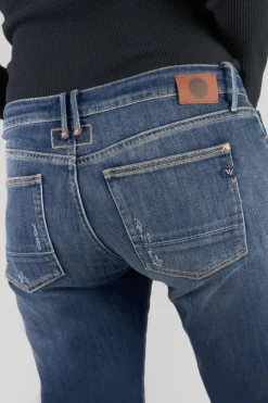 Femme Le Temps des Cerises Coupe Boyfit-Sea 200/43 Boyfit Jeans Destroy Bleu N°2