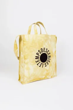 Femme Le Temps des Cerises Sacs & Portefeuilles-Shopping Bag Lina Tie And Dye Jaune