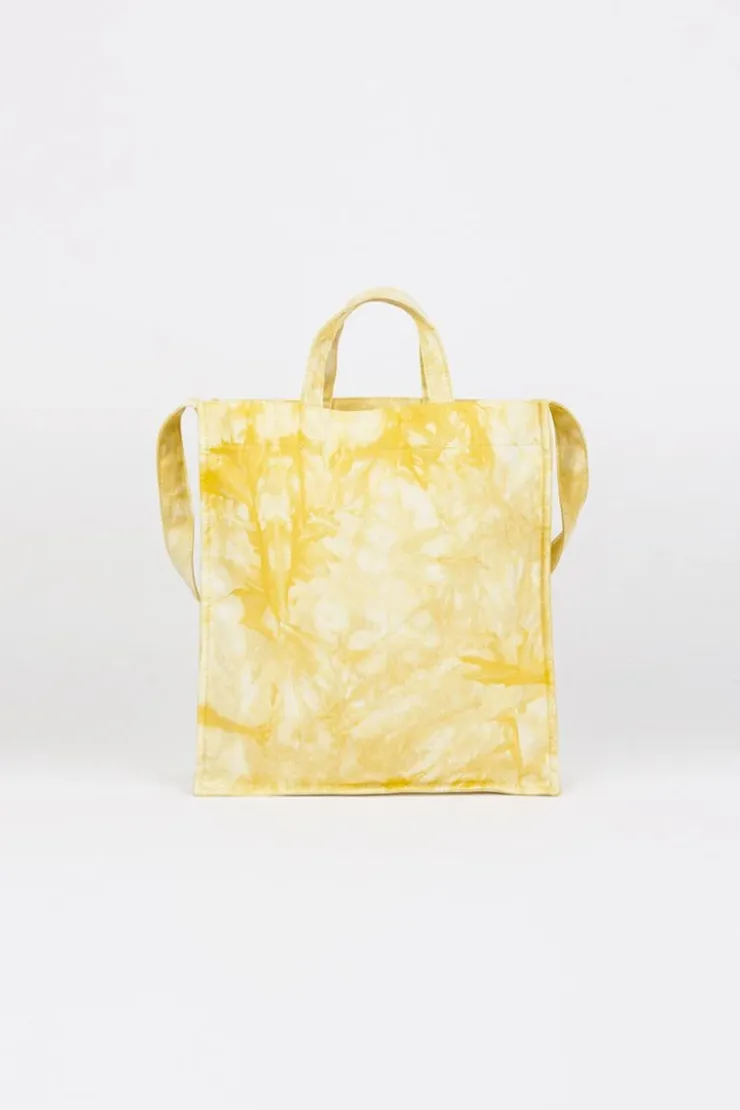 Femme Le Temps des Cerises Sacs & Portefeuilles-Shopping Bag Lina Tie And Dye Jaune