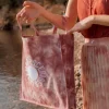 Femme Le Temps des Cerises Sacs & Portefeuilles-Shopping Bag Lina Tie And Dye Rose