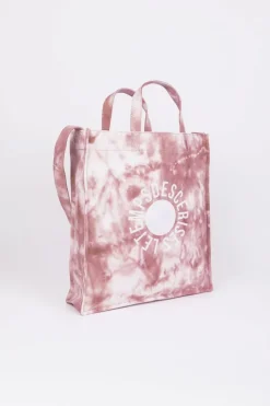 Femme Le Temps des Cerises Sacs & Portefeuilles-Shopping Bag Lina Tie And Dye Rose