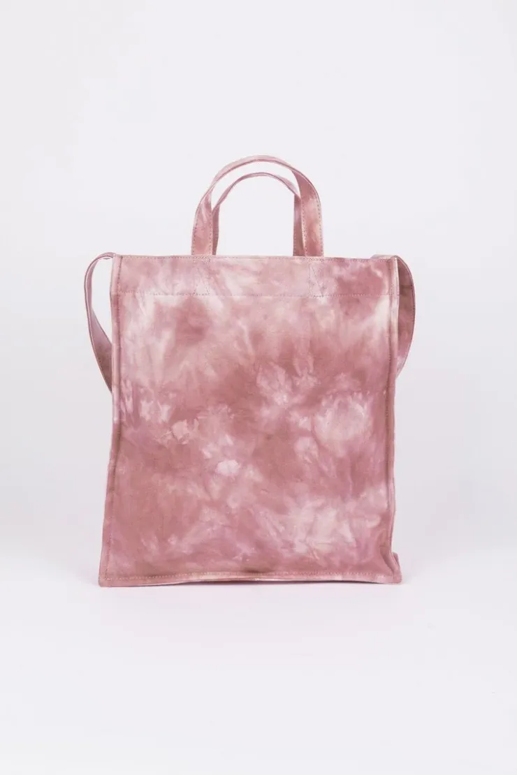 Femme Le Temps des Cerises Sacs & Portefeuilles-Shopping Bag Lina Tie And Dye Rose