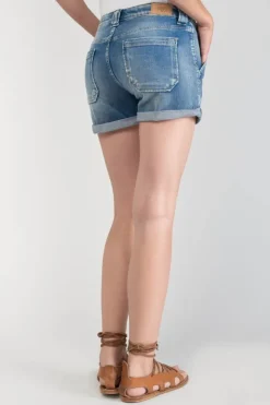 Femme Le Temps des Cerises Jupes & Shorts-Short Bloom En Jeans Bleu