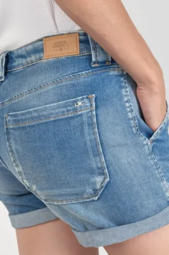 Femme Le Temps des Cerises Jupes & Shorts-Short Bloom En Jeans Bleu