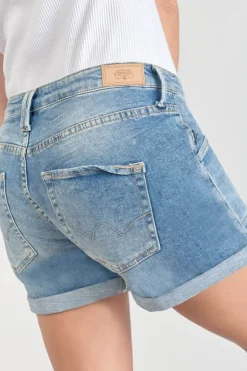 Femme Le Temps des Cerises Jupes & Shorts-Short Madrague En Jeans Bleu