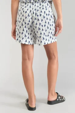 Femme Le Temps des Cerises Shorts & Jupes-Short Nuria Tie And Dye Bleu