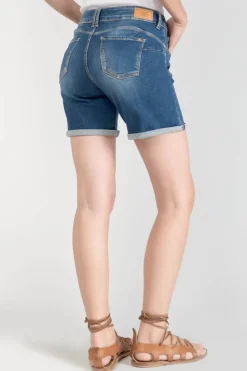 Femme Le Temps des Cerises Jupes & Shorts-Short Paola En Jeans Bleu