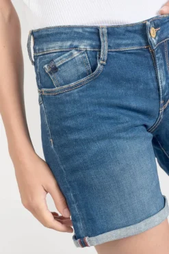 Femme Le Temps des Cerises Jupes & Shorts-Short Paola En Jeans Bleu