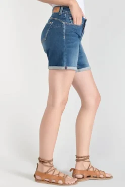 Femme Le Temps des Cerises Jupes & Shorts-Short Paola En Jeans Bleu