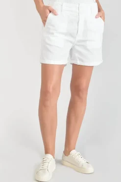 Femme Le Temps des Cerises Shorts & Jupes-Short Sydney2 Blanc