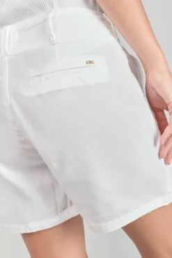 Femme Le Temps des Cerises Shorts & Jupes-Short Sydney2 Blanc