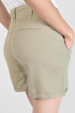 Femme Le Temps des Cerises Shorts & Jupes-Short Sydney2 Kaki Clair
