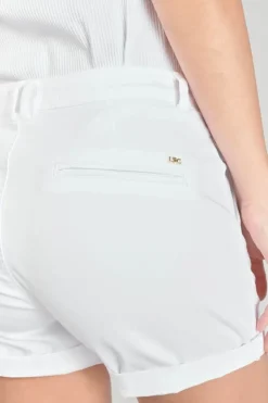 Femme Le Temps des Cerises Shorts & Jupes-Short Veli2 Blanc