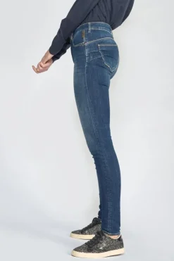 Femme Le Temps des Cerises Coupe Slim-Soma Pulp Slim Taille Haute Jeans Bleu N°2