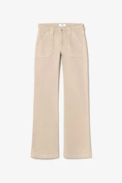 Femme Le Temps des Cerises Coupe Flare / Bootcut-Sormiou Flare Jeans Beige Sable