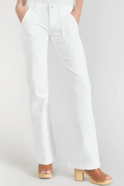 Femme Le Temps des Cerises Coupe Flare / Bootcut-Sormiou Flare Jeans Blanc