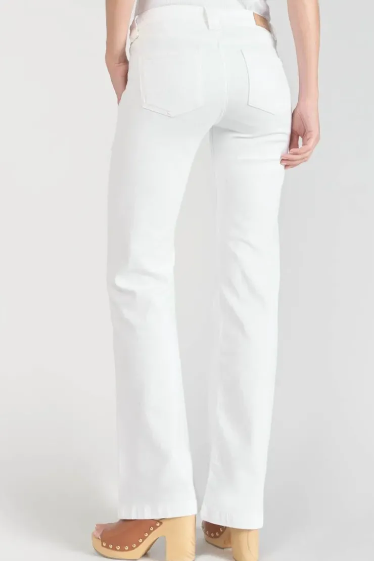 Femme Le Temps des Cerises Coupe Flare / Bootcut-Sormiou Flare Jeans Blanc