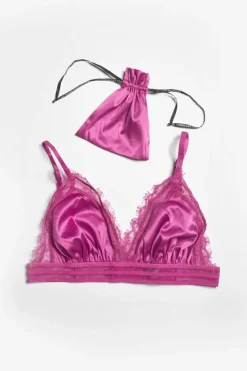 Femme Le Temps des Cerises Lingerie-Soutien-Gorge Triangle Aurore Fuchsia