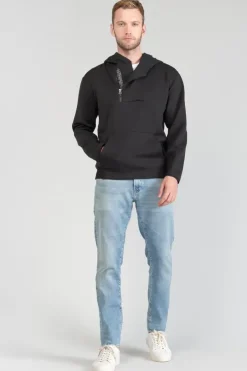 Homme Le Temps des Cerises Sweats-Sweat A Capuche Provis Noir