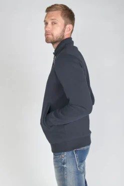 Homme Le Temps des Cerises Pulls & Cardigans-Sweat Goal Bleu Nuit