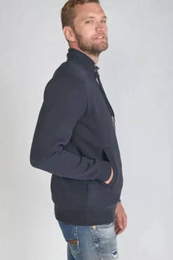 Homme Le Temps des Cerises Pulls & Cardigans-Sweat Goal Bleu Nuit