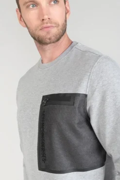 Homme Le Temps des Cerises Sweats-Sweat Stipa Gris Chine