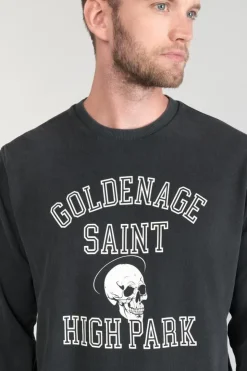 Homme Le Temps des Cerises Sweats-Sweat Tubur Noir Delave