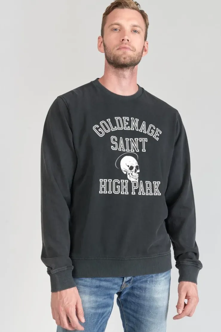 Homme Le Temps des Cerises Sweats-Sweat Tubur Noir Delave