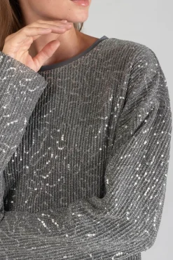 Femme Le Temps des Cerises Tops-Top Able Argente