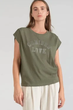 Femme Le Temps des Cerises T-Shirts & Débardeurs-Top Coxy Kaki