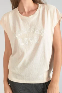 Femme Le Temps des Cerises T-Shirts & Débardeurs-Top Coxy Sable