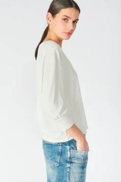 Femme Le Temps des Cerises T-Shirts & Débardeurs-Top Jessie Creme