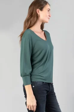 Femme Le Temps des Cerises T-Shirts & Débardeurs-Top Jessie Vert Bouteille