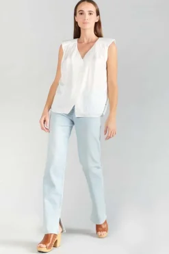 Femme Le Temps des Cerises Tops-Top Missou En Jacquard Creme