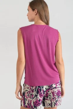 Femme Le Temps des Cerises T-Shirts & Débardeurs-Top Nani Violine