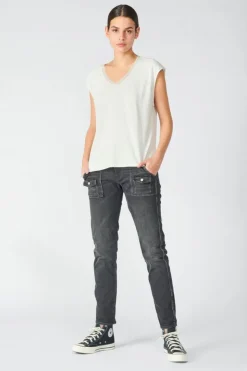 Femme Le Temps des Cerises T-Shirts & Débardeurs-Top Nate Blanc