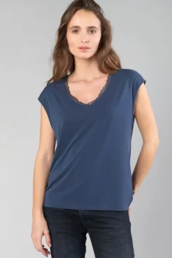 Femme Le Temps des Cerises T-Shirts & Débardeurs-Top Nate Bleu Nuit